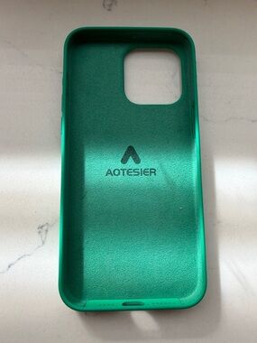 Green Protective iPhone 15 Pro Max Case
